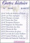 Cartes Histoire