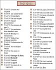 Liste des Tactiques