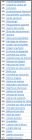 Listes des autres cartes