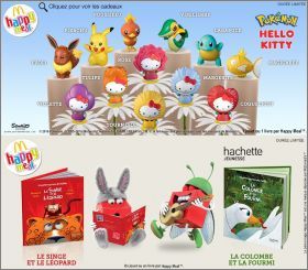 Pokmon - Cartes Happy Meal - Mc Donald - 2016
